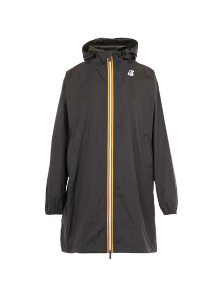  K-way Zip-up Hooded Coat - Black 