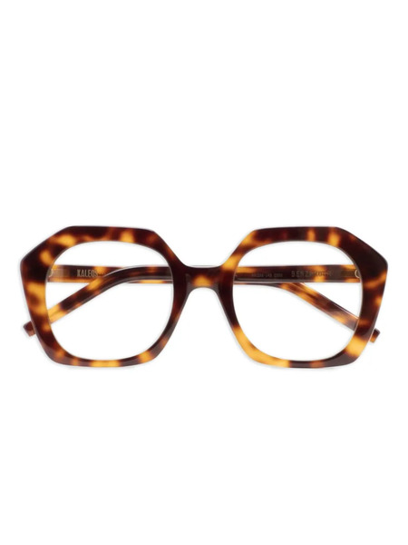  Kaleos Benzakour Geometric Glasses - Brown 