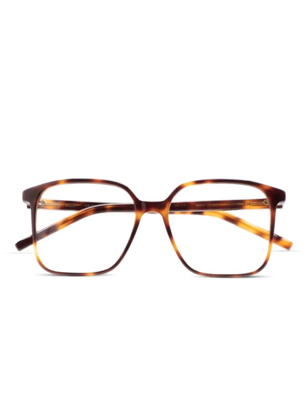  Kaleos Bradshaw Square-frame Glasses - Brown 