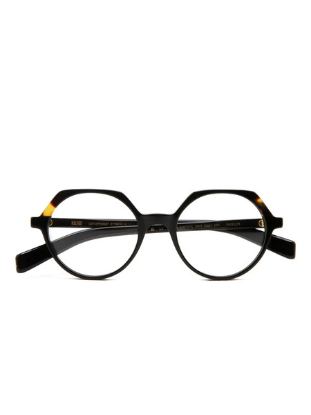 Kaleos Hanson Round-frame Glasses - Black 