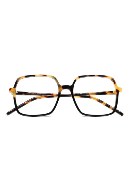  Kaleos Sweet Tortoiseshell Square-frame Glasses - Brown 