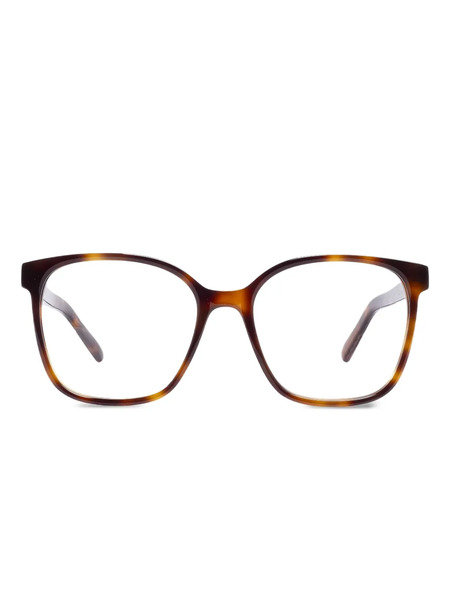  Kaleos Tortoiseshell Square-frame Glasses - Brown 