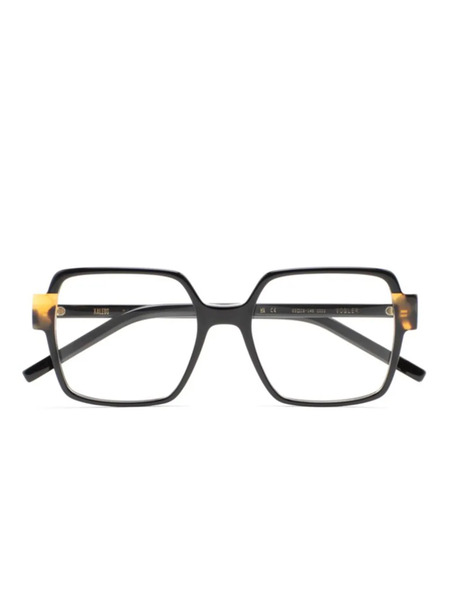  Kaleos Vogler Geometric-frame Glasses - Black 