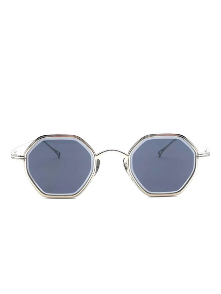  Kame Mannen Kmn 1232 Geometric-shape Sunglasses - Silver 