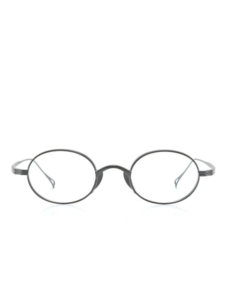  Kame Mannen 9918 Oval-frame Glasses - Silver 
