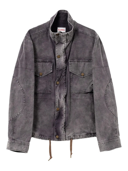  Kamiya Flap-pocket Denim Jacket - Grey 