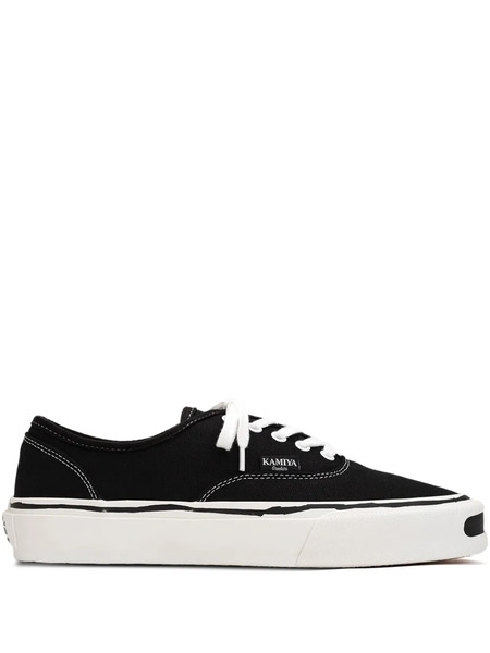  Kamiya Herc Canvas Lace-up Sneakers - Black 