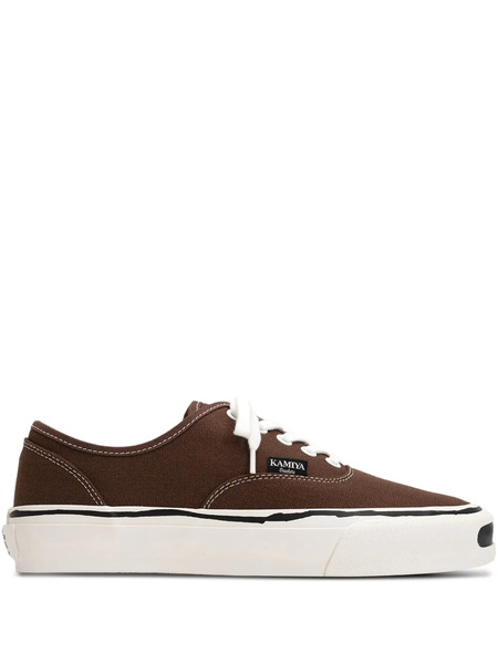  Kamiya Herc Canvas Lace-up Sneakers - Brown 