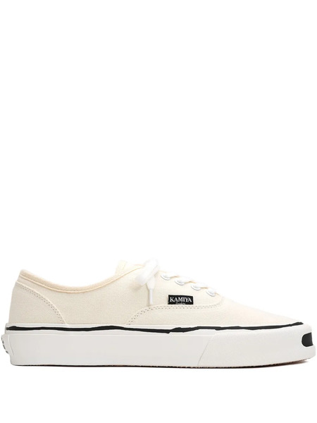  Kamiya Herc Canvas Low-top Sneakers - White 