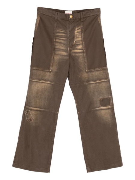  Kamiya Repaired Trousers - Brown 