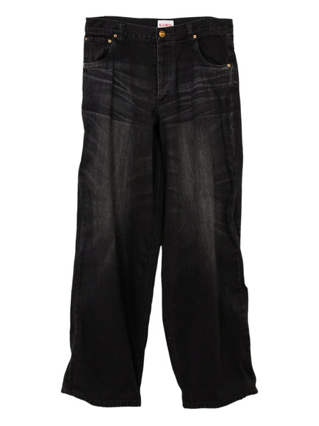  Kamiya Wire Wide-leg Jeans - Black 