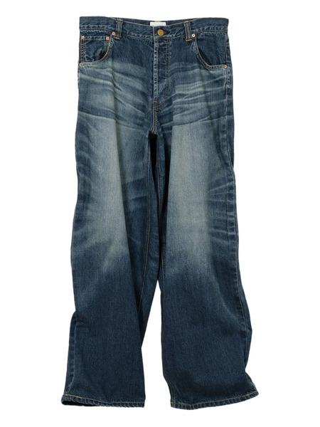  Kamiya Wire Wide-leg Jeans - Blue 