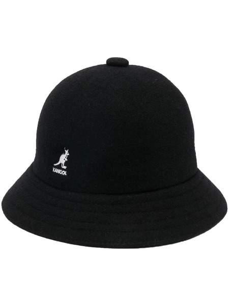  Kangol Logo-embroidered Bucket Hat - Black 