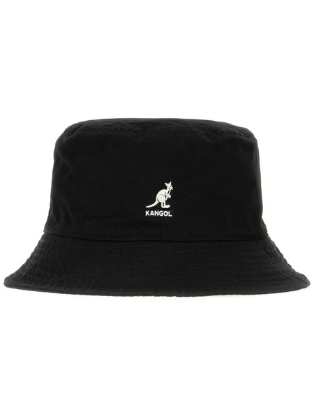  Kangol Logo-embroidered Bucket Hat - Black 