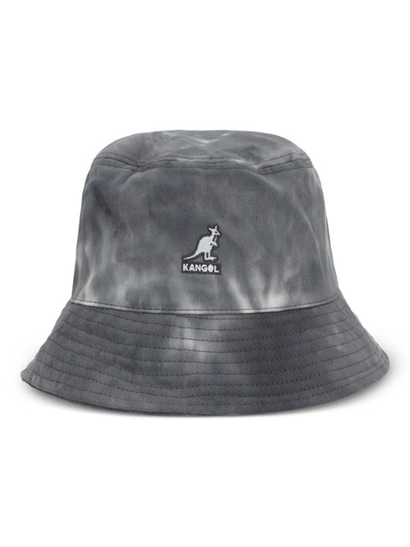  Kangol Tie-dye Logo Bucket Hat - Grey 