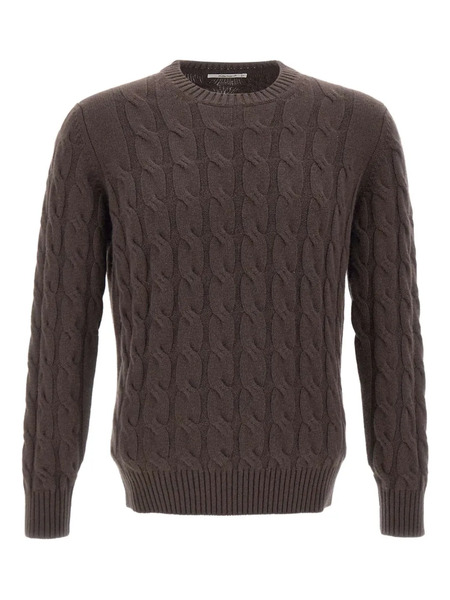  Kangra Cable-knit Sweater - Brown 