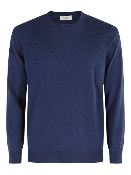  Kangra Crew-neck Cashmere Sweater - Blue 