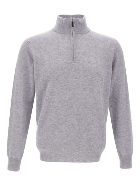  Kangra Half-zip High-neck Sweater - Grey 