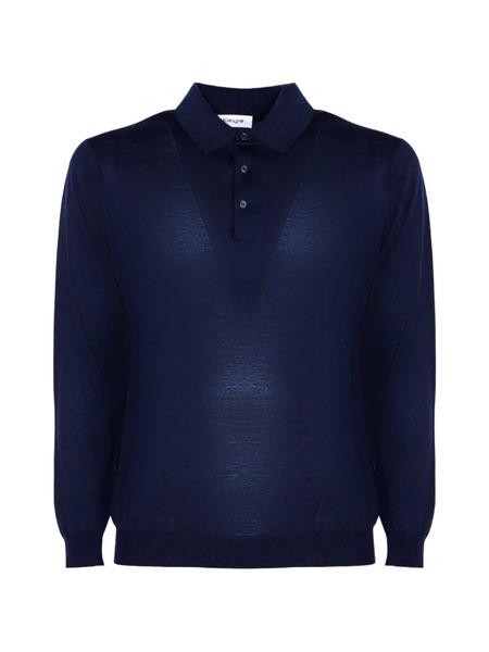 Kangra Long-sleeve Polo Shirt - Blue 