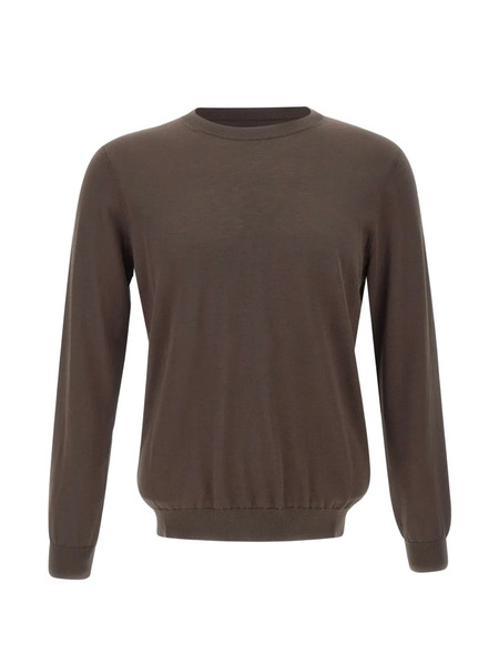  Kangra Long-sleeve Ribbed Sweater - Brown 