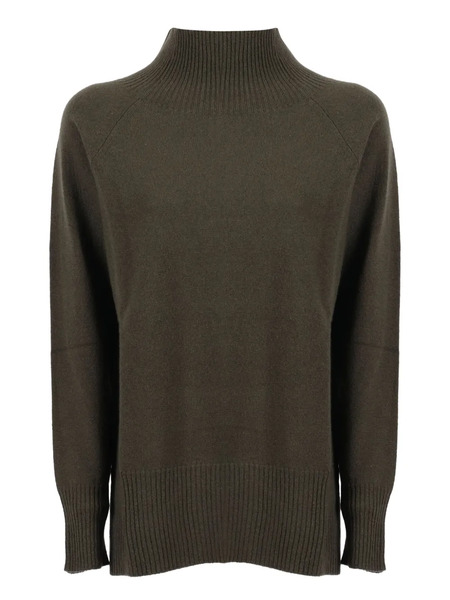  Kangra Raglan-sleeve Funnel-neck Sweater - Green 
