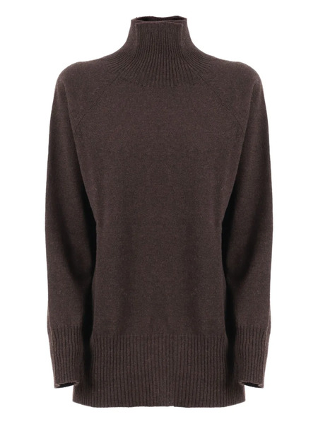  Kangra Raglan-sleeve Turtleneck Sweater - Brown 