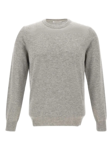  Kangra Ribbed Crew-neck Sweater - Grey 