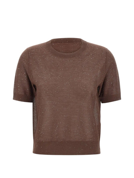  Kangra Sequin Sweater - Brown 