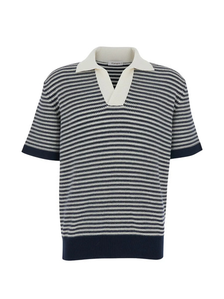  Kangra Striped Polo Shirt - Blue 