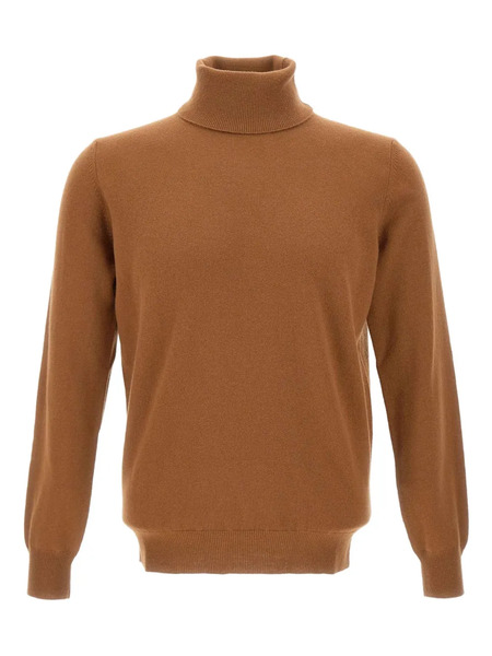  Kangra Turtleneck Ribbed Knitwear - Brown 