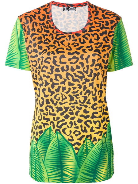  Kansai Yamamoto Pre-owned 1980s Leopard-print T-shirt - Orange 