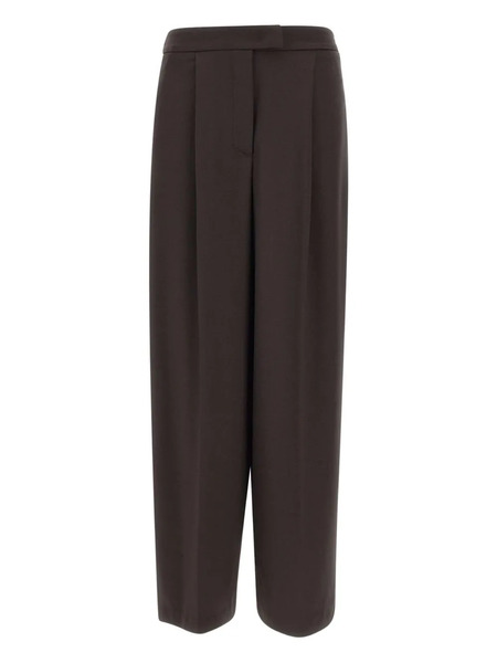  Kaos Pleated-detail Trousers - Brown 