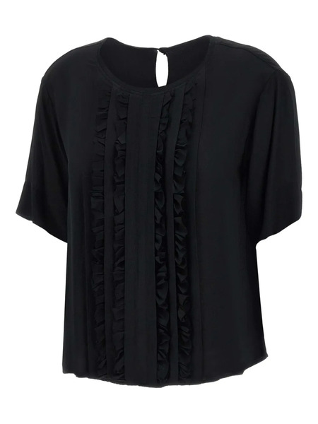  Kaos Ruffled Blouse - Black 