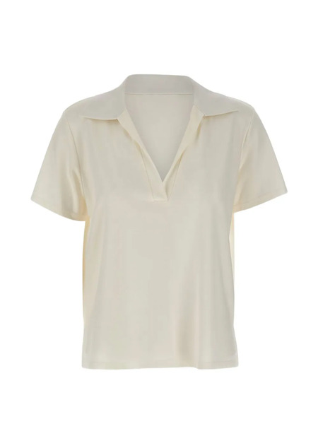  Kaos V-neck Collared T-shirt - Neutrals 