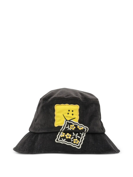  Kapital Appliqué Bucket Hat - Black 