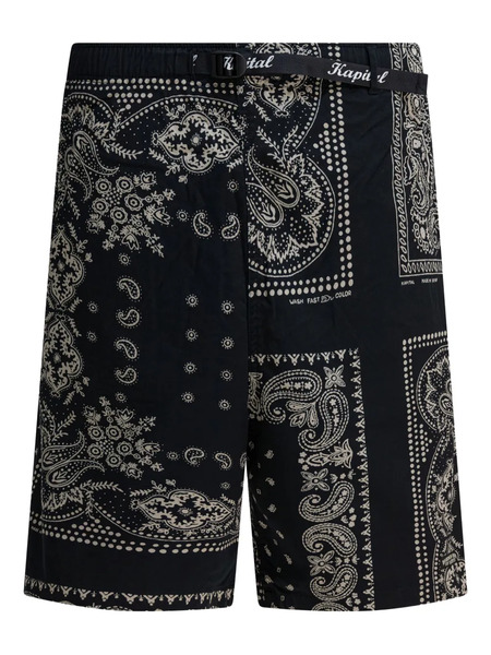  Kapital Bandana Shorts - Black 