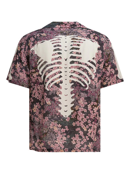  Kapital Floral Skeleton Shirt - Pink 
