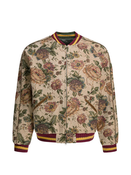  Kapital Floral Zip Coat - Neutrals 