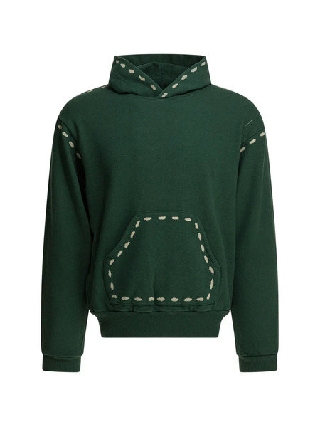  Kapital Hooded Dotted Sweatshirt - Green 