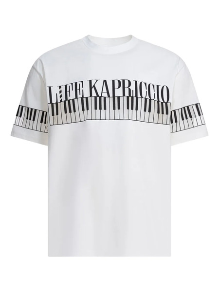  Kapital Piano-print T-shirt - White 