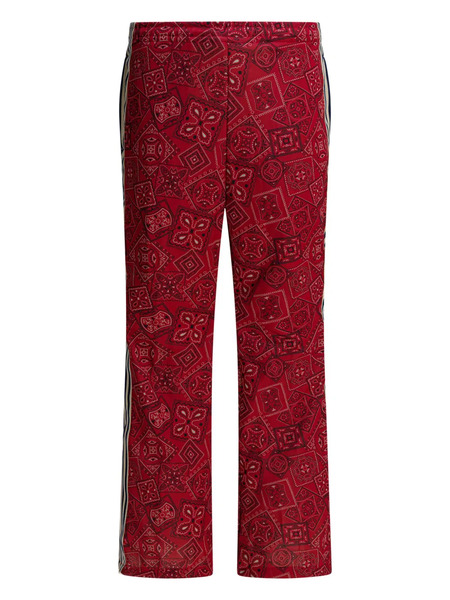  Kapital Striped Patterned Trousers - Red 