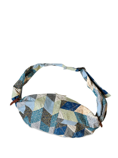  Kapital Yabane Patchwork-detail Bag - Blue 