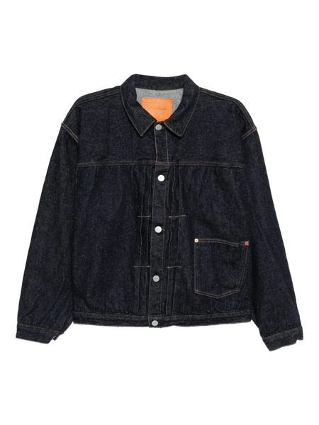  Kaptain Sunshine Cotton Denim Jacket - Blue 