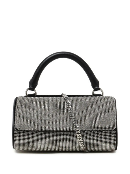  Kara White Crush Crystal-embellished Mini Bag - Neutrals 
