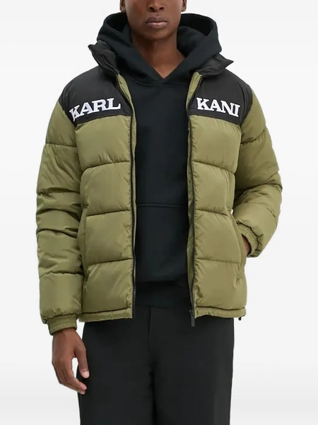  Karl Kani Colour-block Puffer Jacket - Green 
