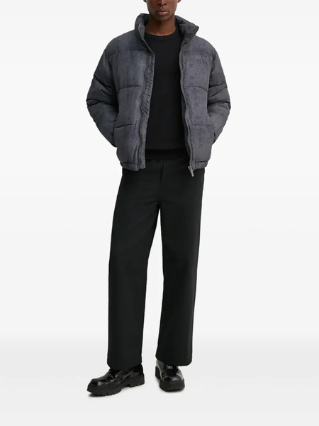  Karl Kani Quilted Puffer Jacket - Grey 