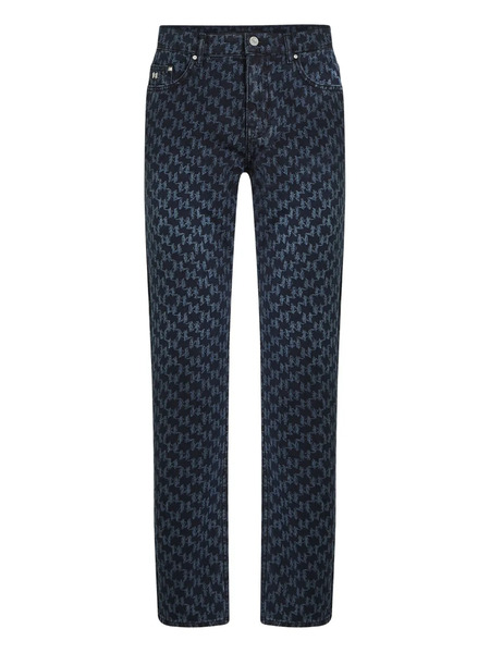  Karl Lagerfeld All-over Monogram-print Jeans - Blue 