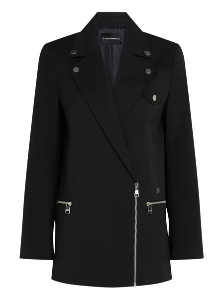  Karl Lagerfeld Biker Blazer - Black 