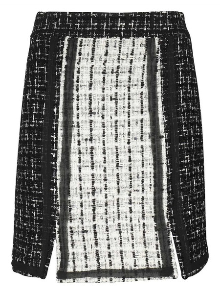  Karl Lagerfeld Bouclé Mini Skirt - Black 