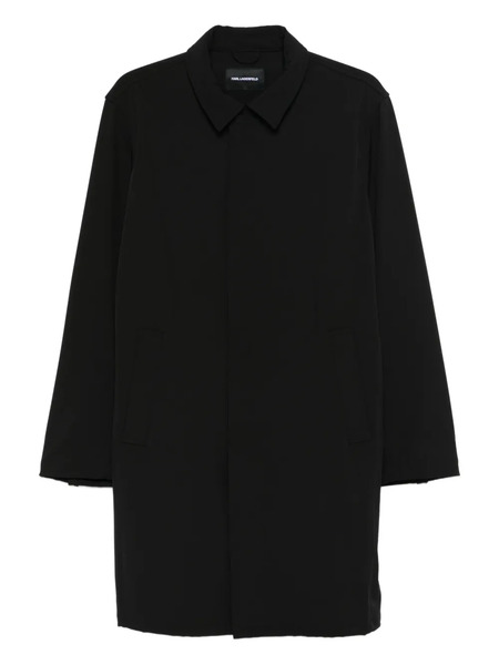 Karl Lagerfeld Buttoned Coat - Black 